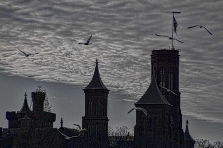 It was a dark and stormy day